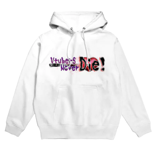 "VTubers Never Die"楽曲ロゴグッズ Hoodie