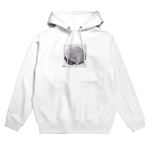 毛づくろいバニラたん Hoodie