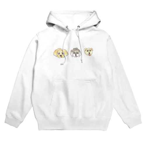 3匹の犬 Hoodie