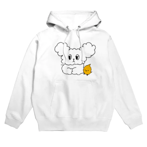 毛だまとピヨリーヌ（文字なし） Hoodie