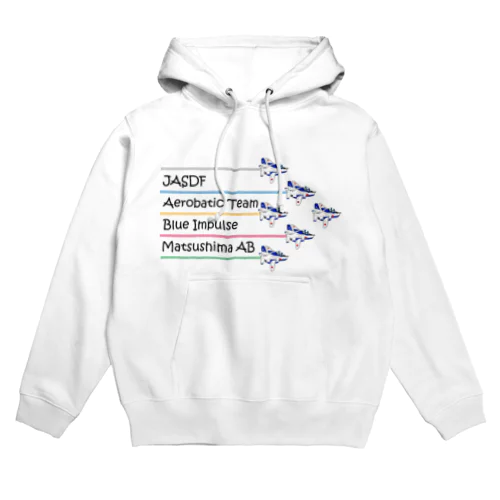 ブルーインパルス カラースモークデザイン Hoodie