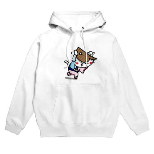 阿波踊りをする子猫 Hoodie