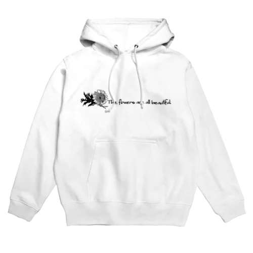 The flowers are all beautiful. Hoodie