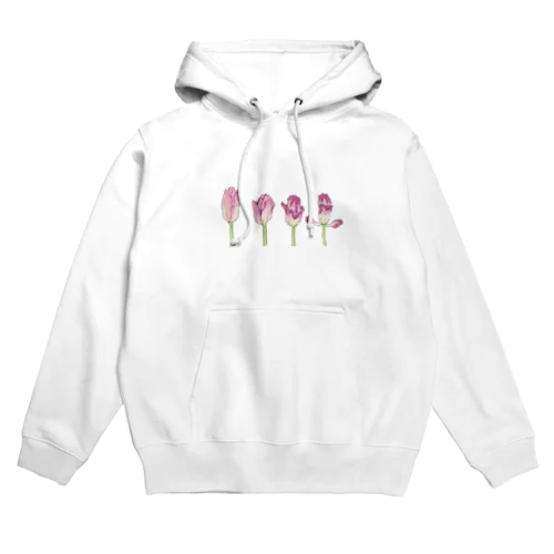 枯れゆくチューリップ Hoodie