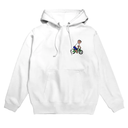 自転車（ワンポイント） Hoodie