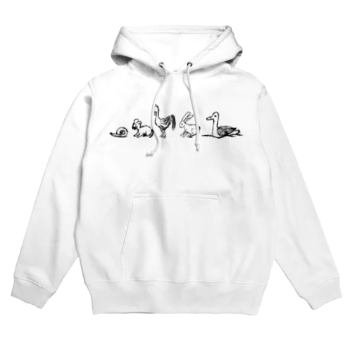 動物たち(よこ) Hoodie