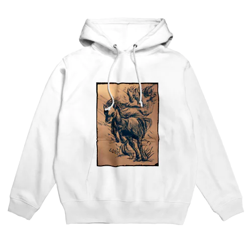 駆ける馬 Hoodie