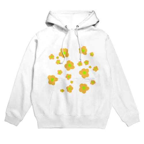 オレンジのお花 Hoodie