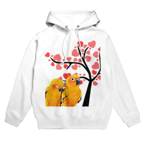 インコちゃんのお花見デート Hoodie