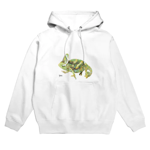 挨拶をするエボシカメレオン Hoodie