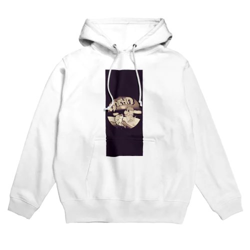 モノクロロング Hoodie