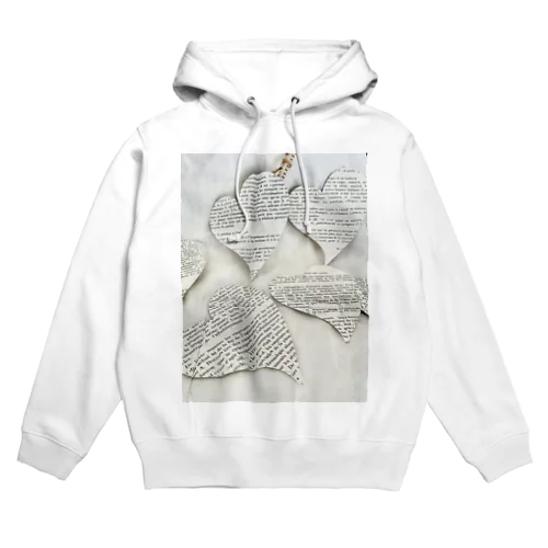 フランスアンティーク本のハート Hoodie