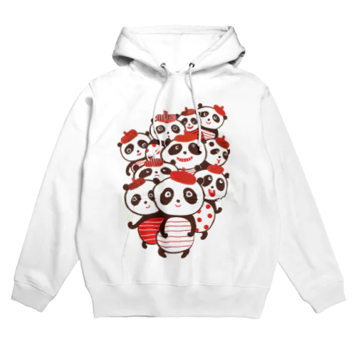 ぎゅうぎゅうパンダ2 Hoodie