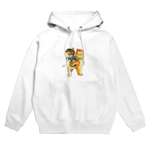 あうんの呼吸にゃんこ Hoodie