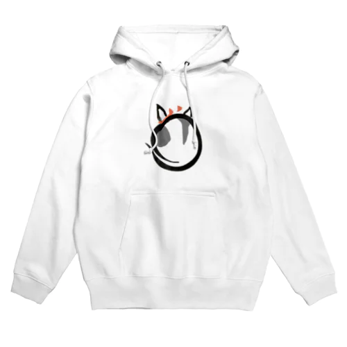 浮世絵　後ろ向きにゃんこ Hoodie