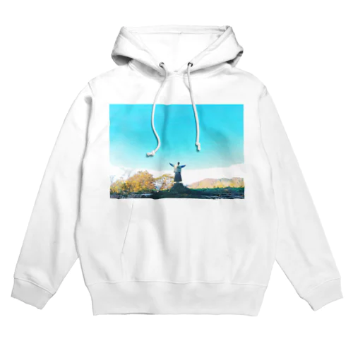 Blue sky fly high Hoodie