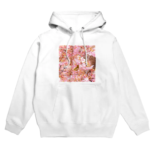 めじろとさくら（その２） Hoodie