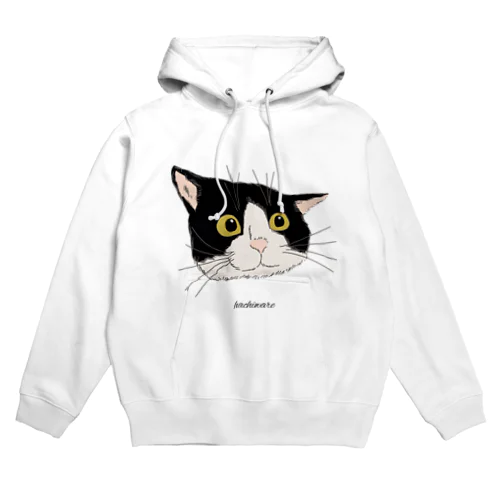 いい顔のハチワレ猫 Hoodie