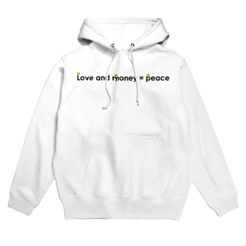lone and money = peace_black Hoodie