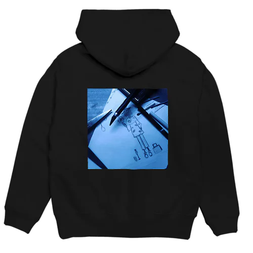 切って燃やして Hoodie