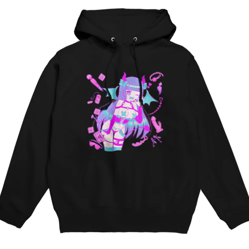 サキュバス姉妹(妹) Hoodie