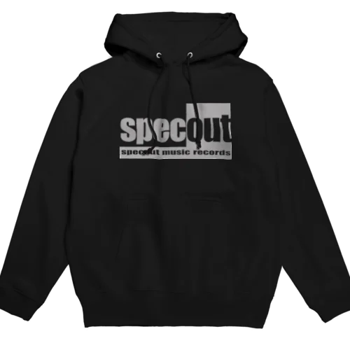 Front silver logo only Hoodie