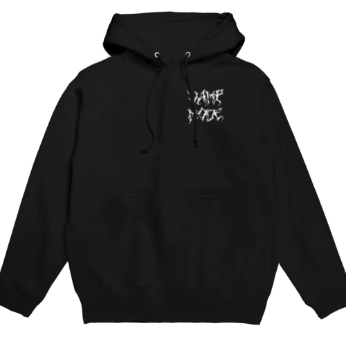 Logo (WHITE)＆ Back print Hoodie  Hoodie