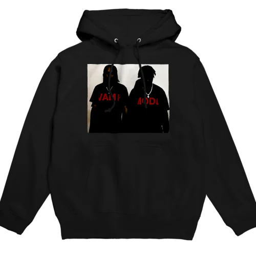 Logo (RED)＆ Back print Hoodie|Homixide Gang Hoodie