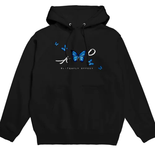 青い蝶　butterfly effect 후디