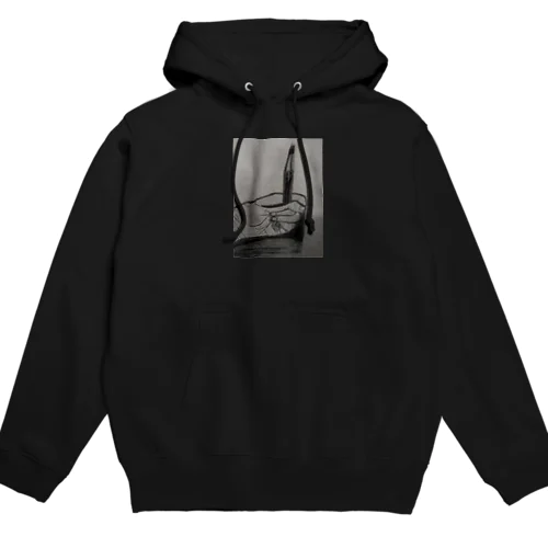 鉛筆を持つ手 Hoodie