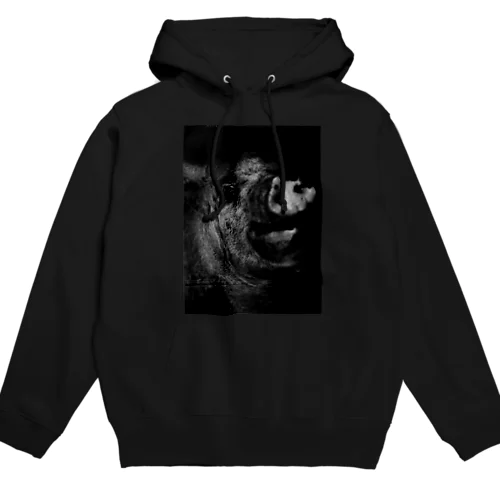 scoffing pig!_01 Hoodie