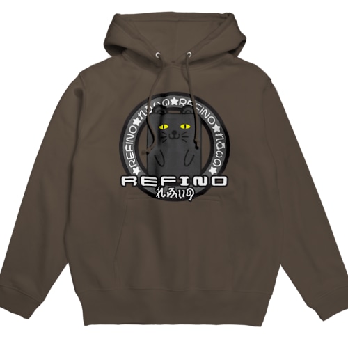 ハコネコ（黒）（refinoさんバージョン2） Hoodie