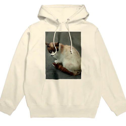 201408161744000　焦げ目の猫 Hoodie