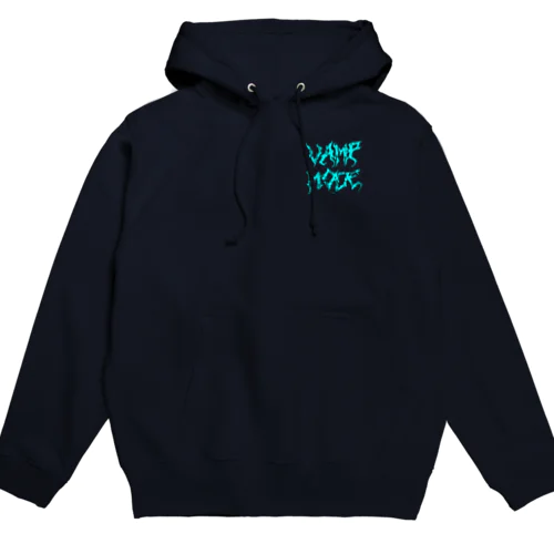 Logo (LIGHT BLUE)＆ Back print Hoodie  Hoodie