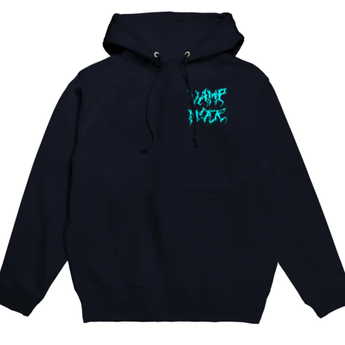 Logo (LIGHT BLUE)＆ Back print Hoodie  Hoodie