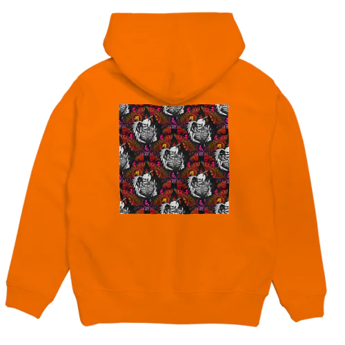 Fallen Angel of SKULL SEAMLESS PATTERN Hoodie