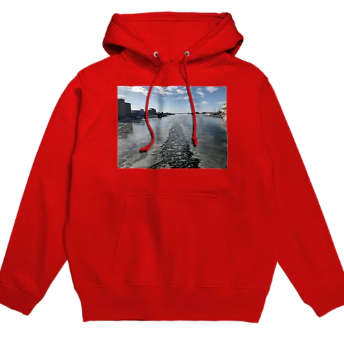 201902111352001　漁船の足跡 Hoodie