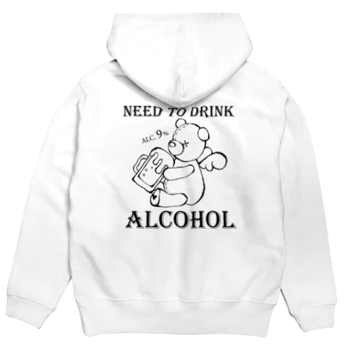 9%酒パーカー（バックプリント） Hoodie