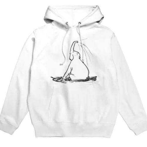 水浴びぞうさん Hoodie