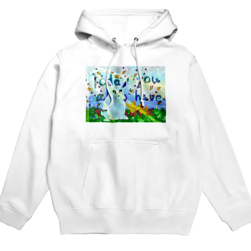 うさぎと小鳥　Harmony Hoodie