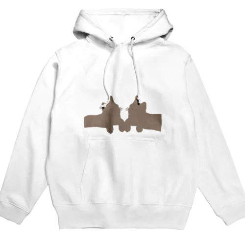 にゃんにゃんシリーズ(ベージュ系) Hoodie