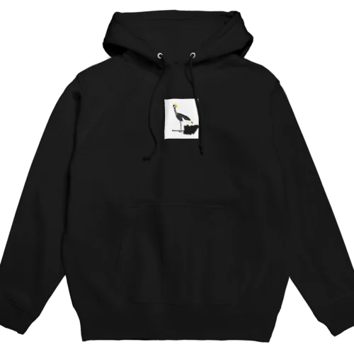 ホオジロカンムリヅル Hoodie