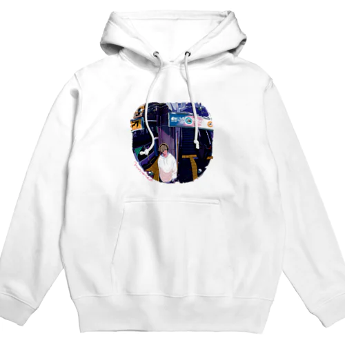 夜の駅パーカー Hoodie