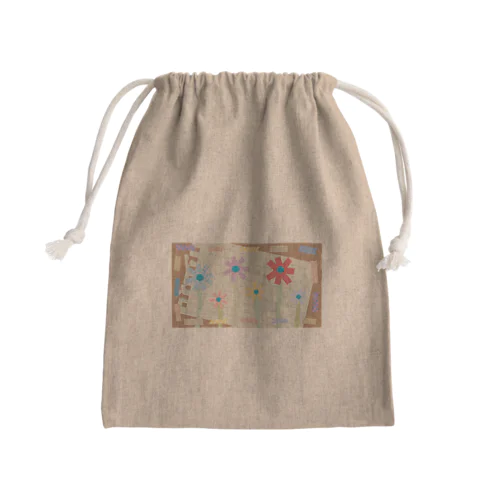 マスキングテープのお花畑 Mini Drawstring Bag