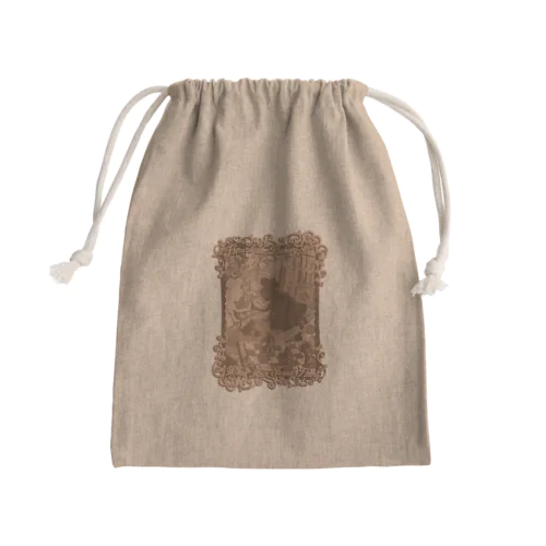 鏡の国のアリス・アンティーク Mini Drawstring Bag