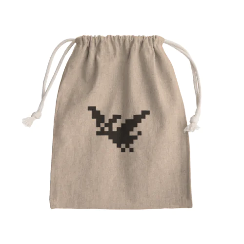 ドットプテラノドン Mini Drawstring Bag