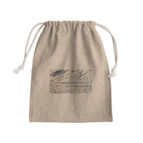 インクとの出会い。 Mini Drawstring Bag