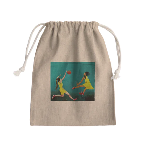 deep sea ball GAME Mini Drawstring Bag