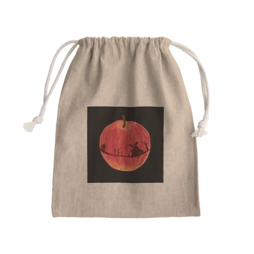 林檎 Mini Drawstring Bag