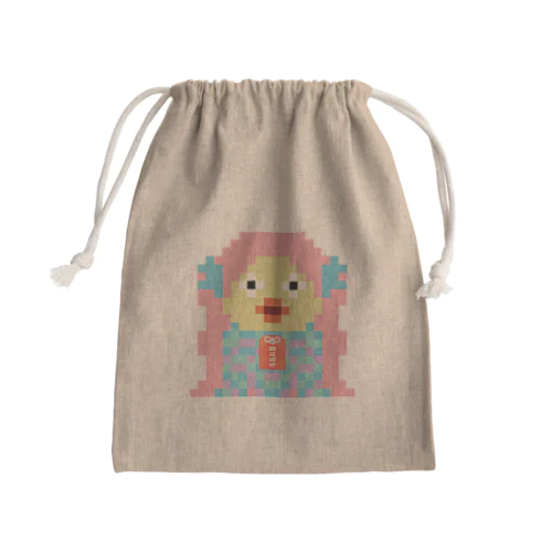 ドットアマビ絵 旅の御守 Mini Drawstring Bag